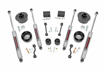 Rough Country 2.5'' Suspension Lift Kit w/Shocks for Wrangler JL/JLU 18-22