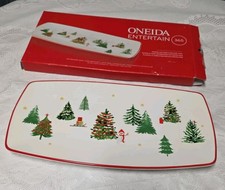 Oneida 365 Merry & Bright Christmas Porcelain...