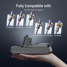 8000mAh 25.2V Click-in Battery For Dyson V11 Outsize SV15 SV16 SV17 Outsize Pro