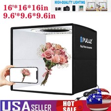 LED Photo Studio Light Box Portable Folding Photography Shooting Tent Kit Gift