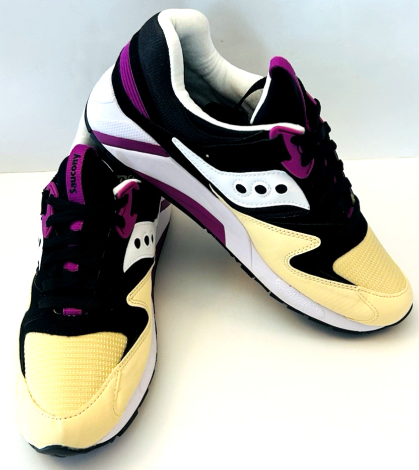 Saucony Grid 9000 Athletic Sneaker Shoe Men Sz 10 Black Lace Up S70077-43 thumbnail 8