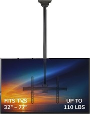 Ceiling TV Mount for 32-75 Inch TVs, Telescoping Pole 41.7-61.7 in
