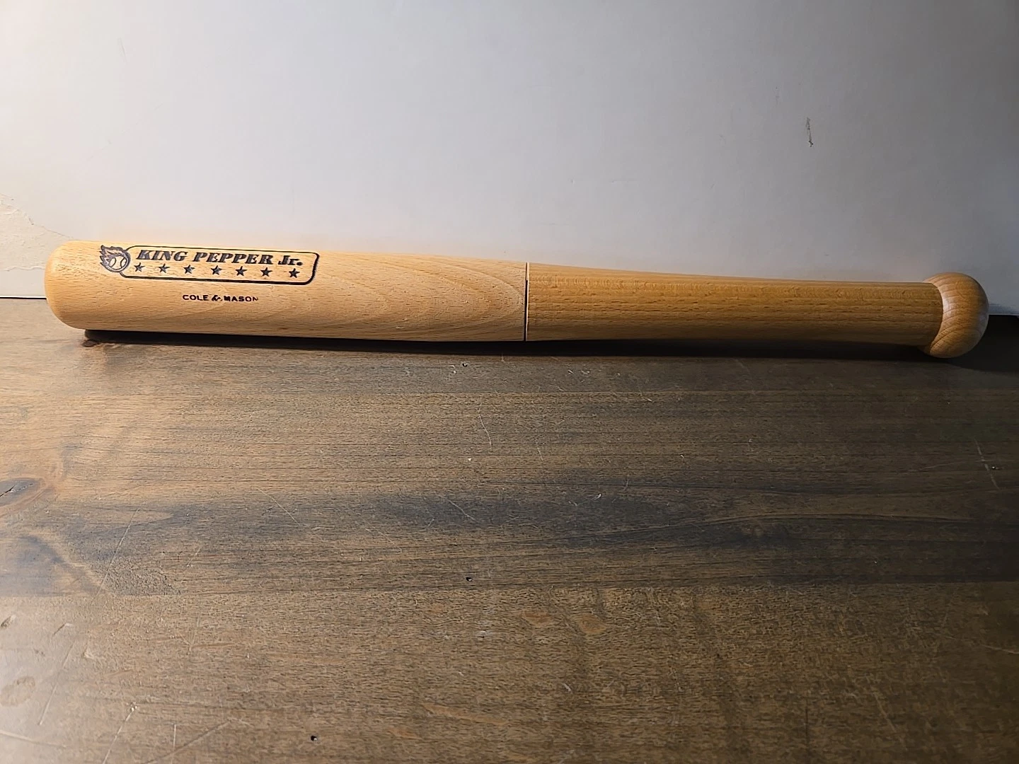 Cole & Mason 'King Pepper Jr.' Baseball Bat Peppermill 19"