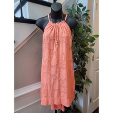 Rachel Rachel Roy Mini Dress Women's Size XS Coral 100% Polyester Sleeveless