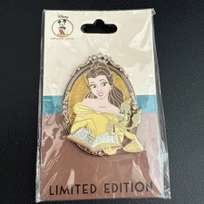 Disney Pin DEC Princess and Pals LE 200 Belle Lumiere Beauty and the Beast