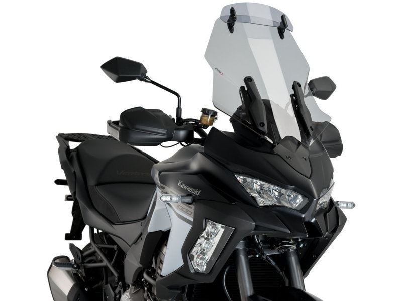 Puig Light Smoke Touring Screen With Extender Kawasaki Versys 1000 SE 2019-2024