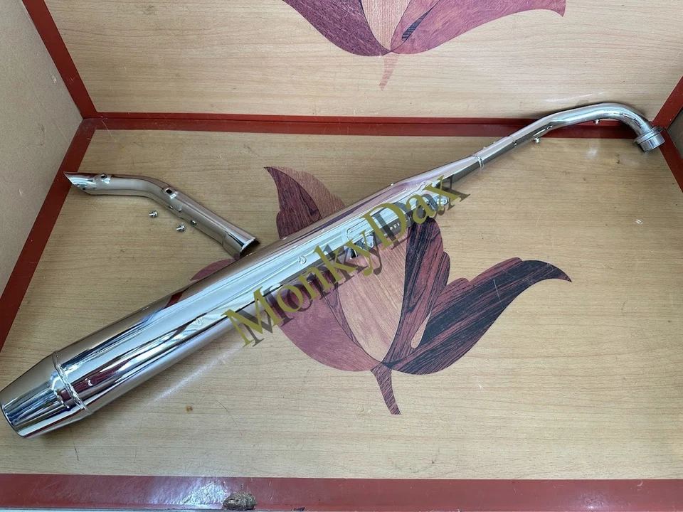 Tubo silenciador escape pasaporte Honda C70 K0 K1 M1 1979-1983 HQ Cub C50 C65 C90 Foto 4 de 4