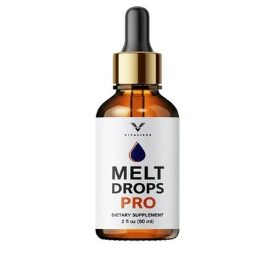 (1 Pack) Melt Drops Pro for Weight Loss Premium Fat Burning Support Formula