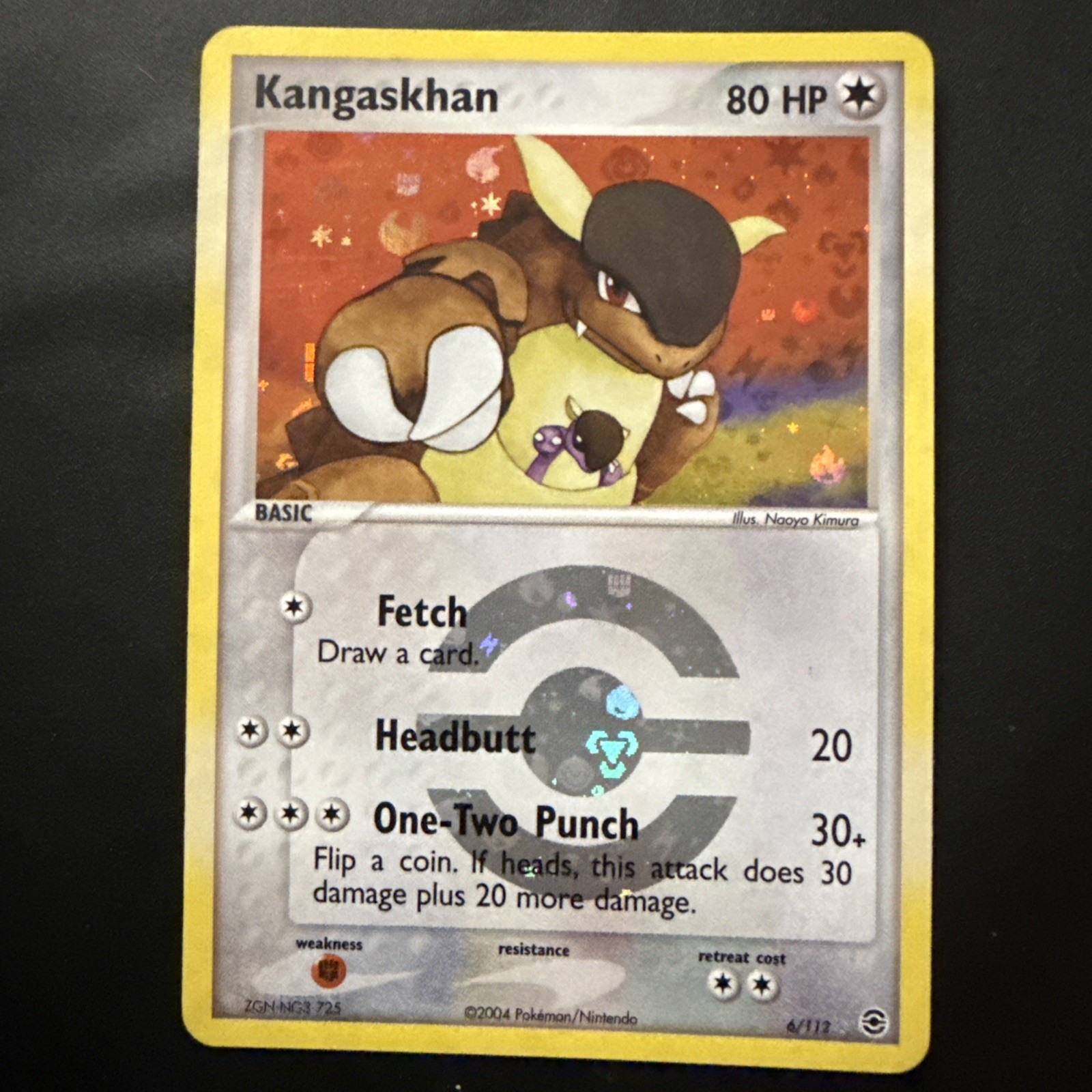 Kangaskhan 6/112 Holo FireRed & LeafGreen - Pokemon Card - NM - LP