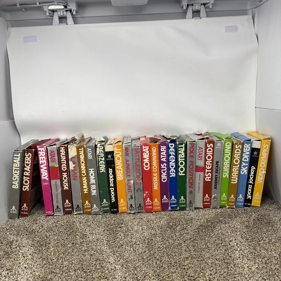 Atari 2600 Lot of 27 Boxed Games Complete In Box CIB Classic Atari Game Lot - Image 4 of 4