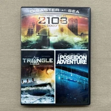 2103: Deadly Wake / The Triangle / Poseidon Adventure (DVD 3-Film) Disaster +