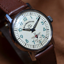 Soviet Watch Pobeda Sturmanskie USSR Vintage Military Pilot Men's Wristwatch