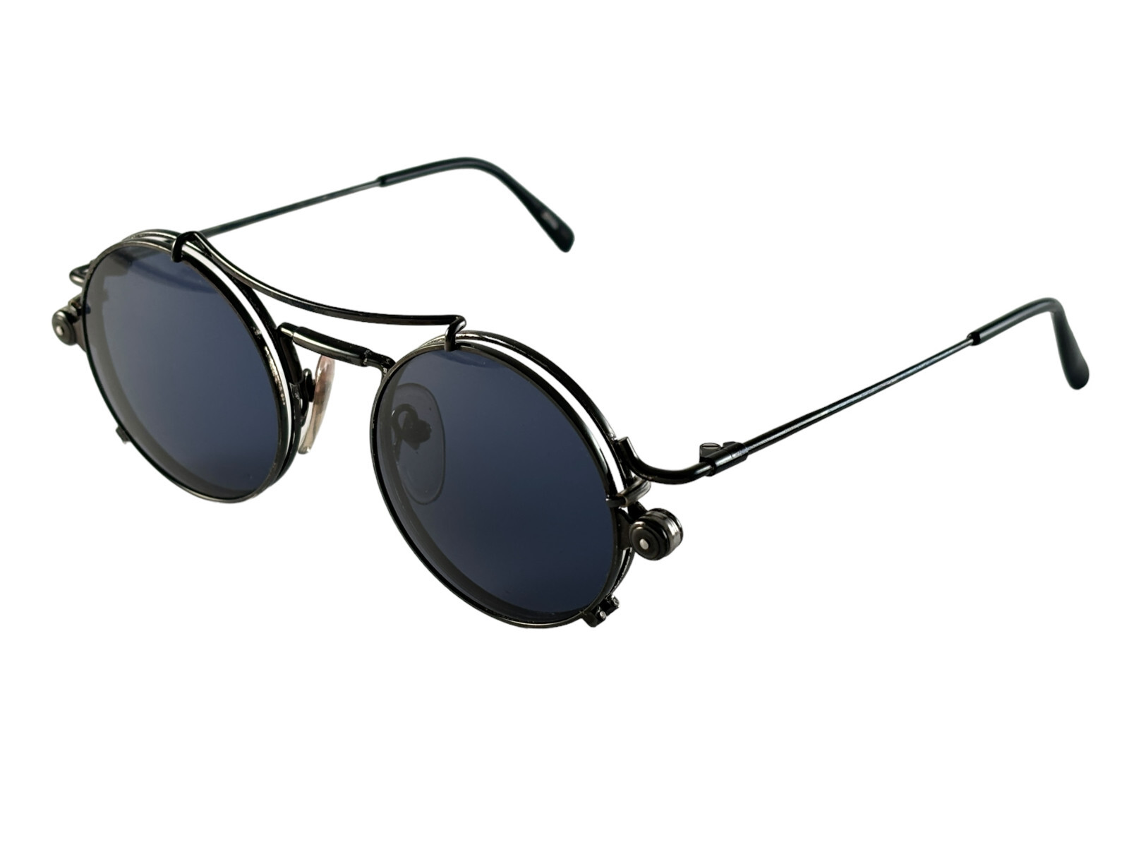 MINT VINTAGE JEAN PAUL GAULTIER 56 9173 REMOVABLE CLIP SUNGLASSES 1990 JAPAN image 6