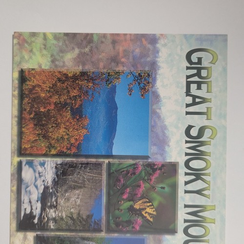 Postal cromada continental del Parque Nacional Great Smokey Mountains multi vista - Imagen 2 de 6