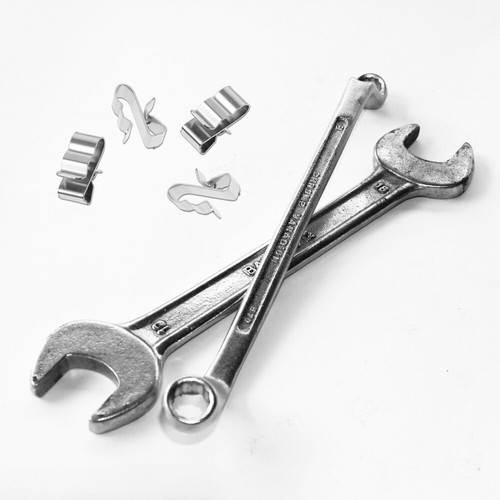 50 Stück Anhänger Sicherungsseile Drahtseilschellen Anhängerrahmen Drahtclips - Bild 4 von 12