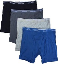 NEW Calvin Klein Men s Cotton Boxer Briefs 4 Pack NP2190-927  medium