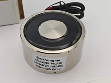 80mm x 38mm Size DC 24V 1000N Sucking Disc Solenoid Lift Holding Electromagnet