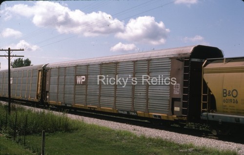 Original Slide ETTX #902817 Auto Rack WP Western Pacific R-617 1984 | eBay