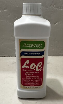 Vintage AMWAY Multi Purpose Liquid Organic Cleaner From 1976 32 Oz