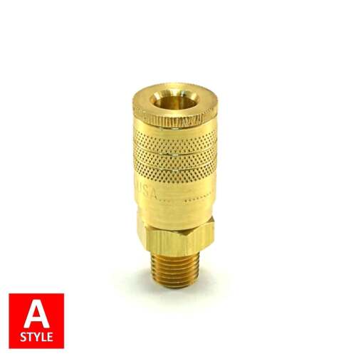 A Style Quick Coupler Air Hose Connector Fittings 1/4 NPT Tools Plug Compressor
