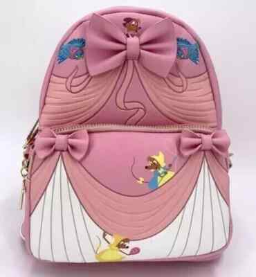 Disney Cinderella Pink Dress Loungefly Mini Backpack 70th  display picture 2