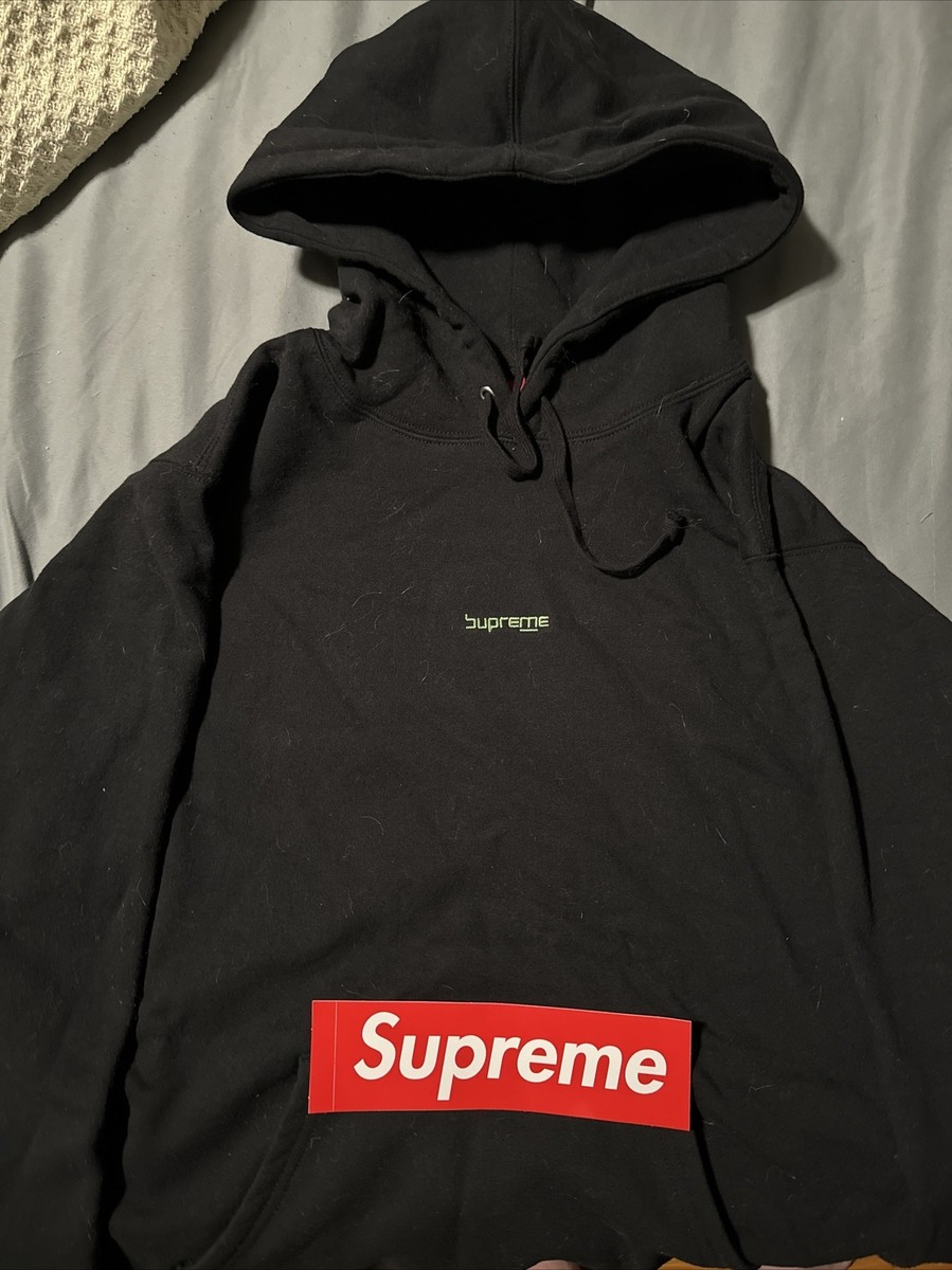メ*ヤ様 新品未使用タグ付 Supreme Classic Logo Hoode Vintage SUPREME Classic Logo Embroidered Hooded Sweatshirt Hoodie