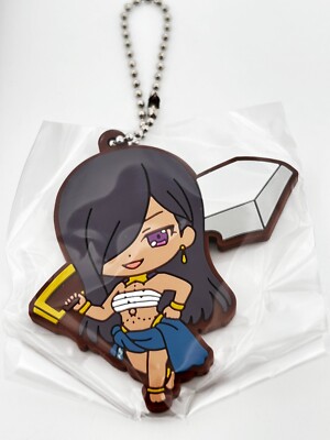 Aisha Belka DanMachi Rubber Strap Key Ring Chain Character Mini Figure Japanese