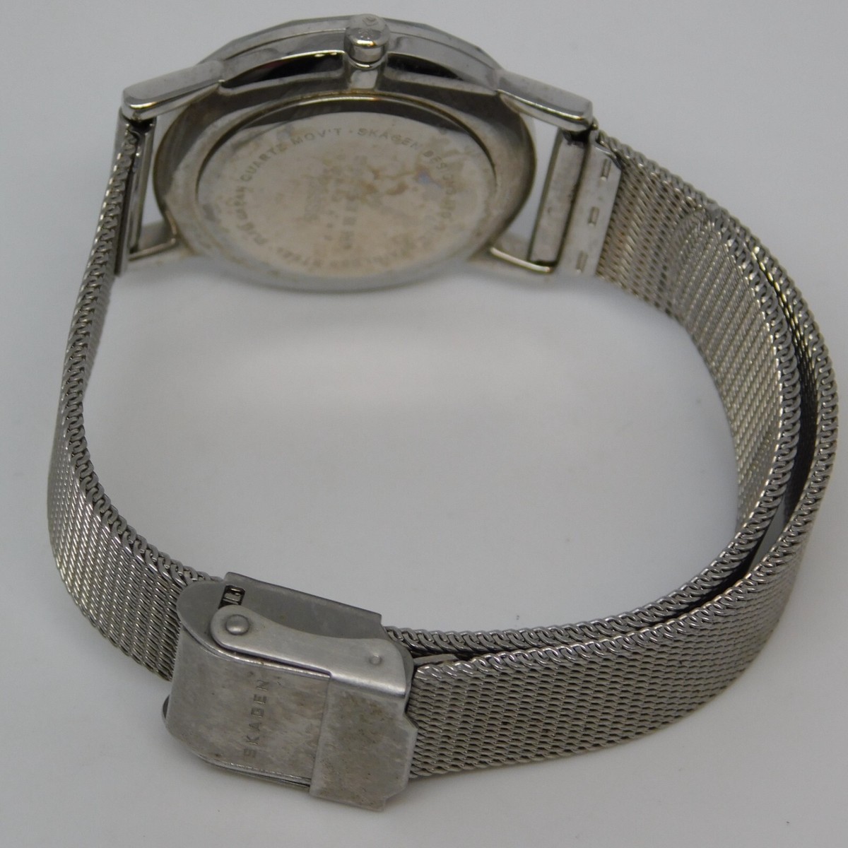 Skagen Denmark 139SSS Two-Hand Quartz Analog Women\'s Watch New Battery SKAGEN Denmark Steel 139SSS Mesh Band Quartz Analog Women main image 4