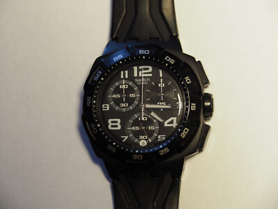 SWATCH New Chrono SUKB 400 Mister Twin Uhr mit Skipass-Funktion