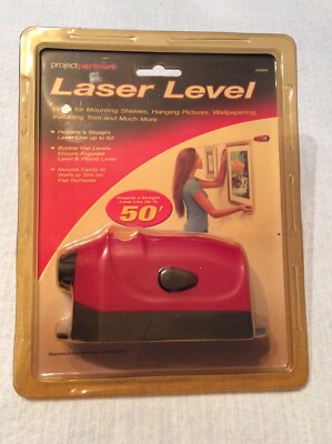  NEW/FACTORY SEALED  PROJECT PARTNERS LASER LEVEL #82864 Radio Shack #22-821