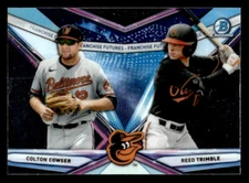 2021 Bowman Draft #FF-5 Colton Cowser / Reed Trimble Franchise Futures card