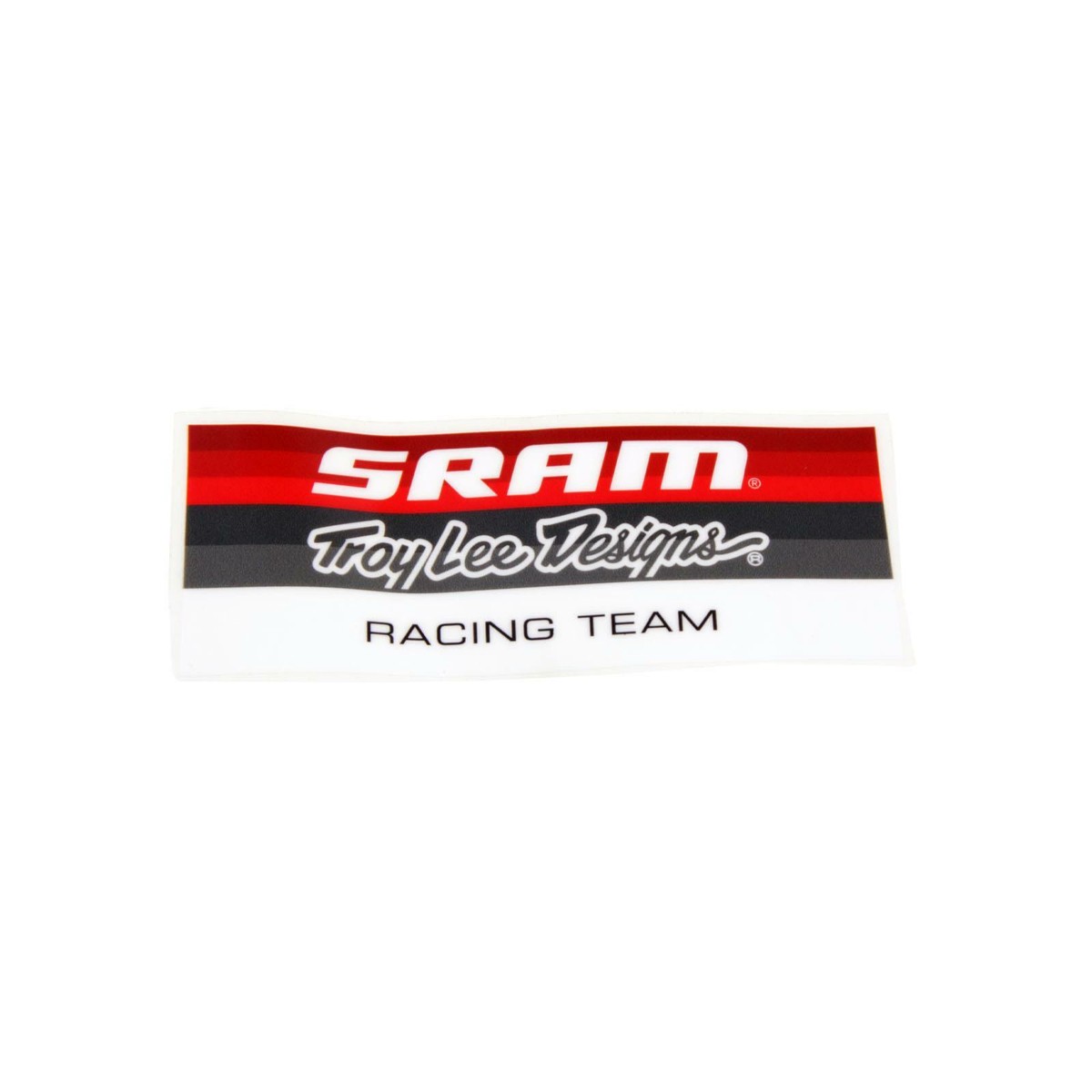 Troy Lee Designs Aufkleber SRAM Racing Block Sticker Rot Weiß