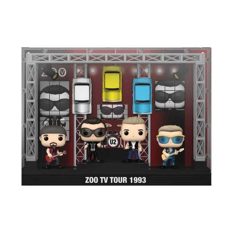 U2 Pop Moments Dlx Vinyl Figuren 4er-pack Zoo Tv 1993 Tour 9 Cm