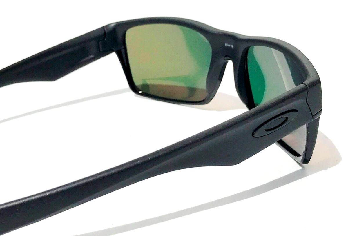 NEW Oakley TWO FACE Steel Grey POLARIZED Galaxy Ruby Lens Sunglass