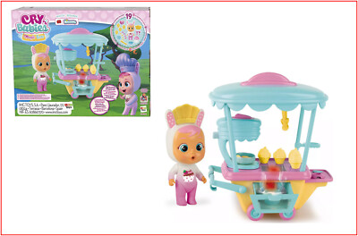 Cry Babies CONEY'S BAKERY Cart Set - Exclusive Coney Doll 19 Accessories  NEW 