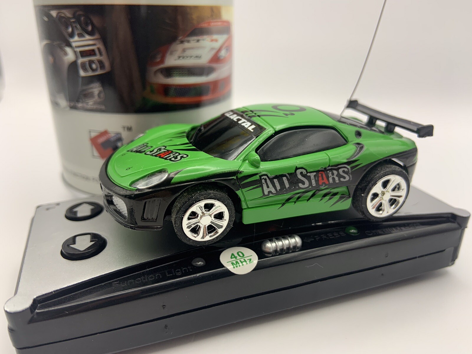 Soda Can Mini RC CAR Radio Control Racing Series Toy Green All Stars Galactal