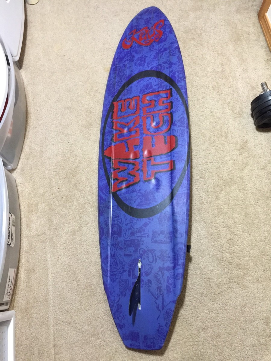 WAKE TECH KAOS 150cm DESIGNED Vintage WAKEBOARD W004 (Purple) With