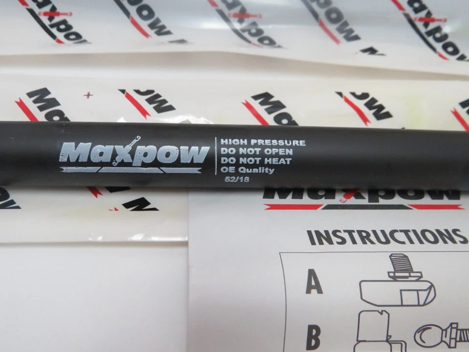 Maxpow  L & R Trunk Lid Gas Charged Lift Supports For  2005 Chevy Malibu - Image 4 of 4