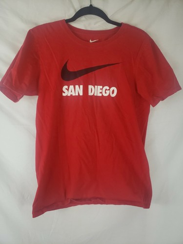 Mens Size Small Red Nike San Diego Swoosh Tshirt - Picture 2 of 3