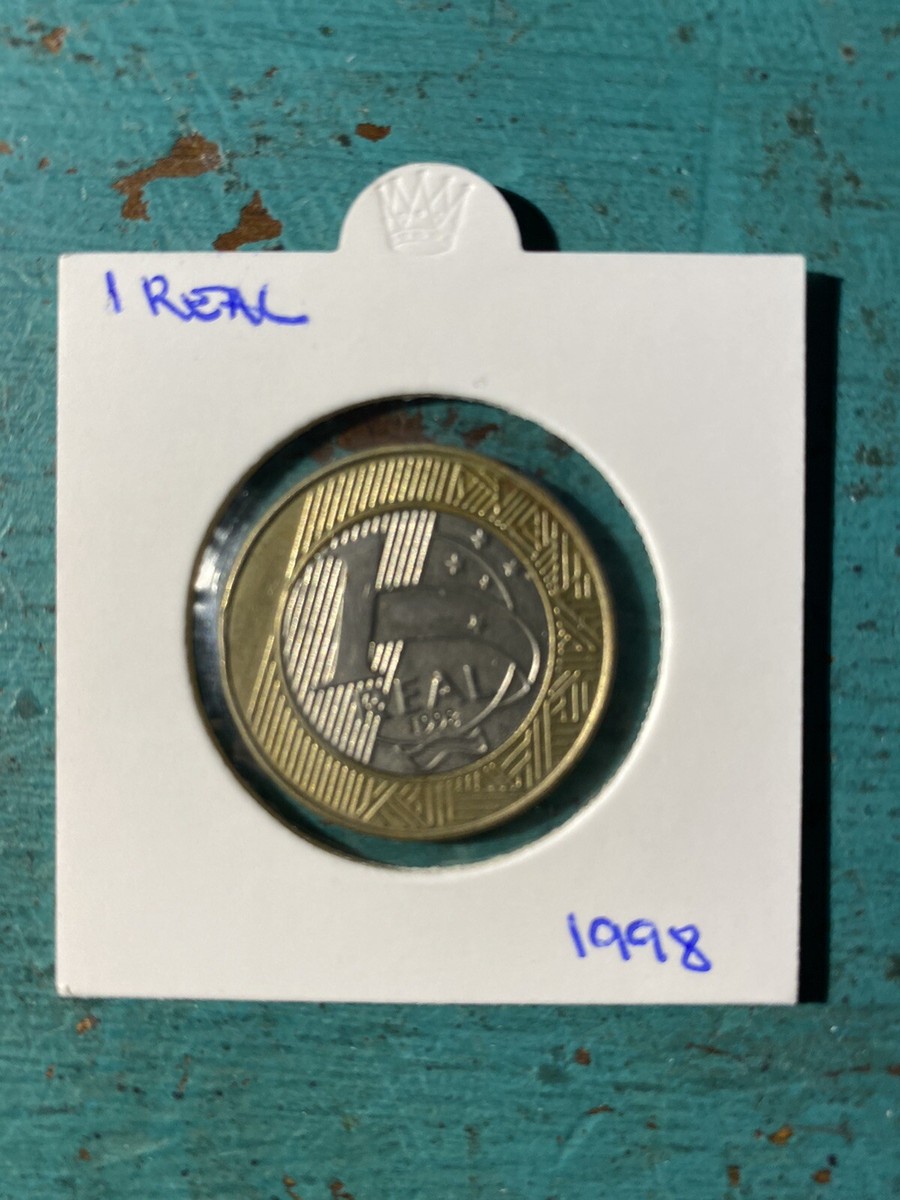 Brazil Coin 1 Real 1998 | eBay