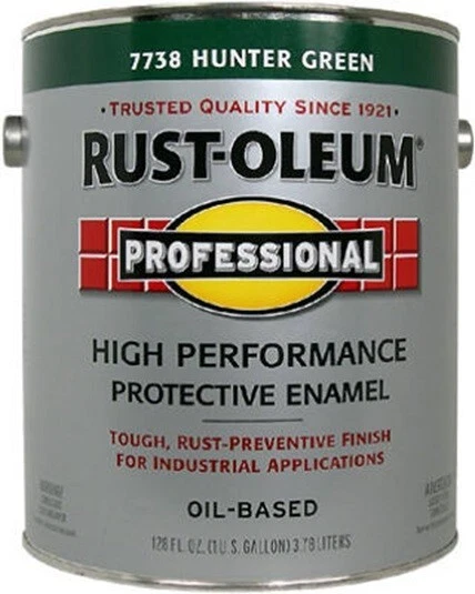 Rustoleum 7738 04 1 Gallon Hunter Green Oil Based Enamel Paint