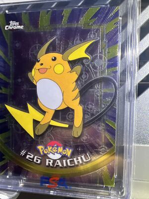 Pokémon Raichu #26 Topps Chrome 1 BGS 9.5 Gem Mint | eBay