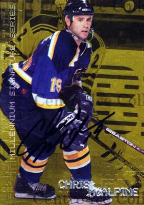 1999-00 BAP Millennium Auto Gold #207 Chris McAlpine
