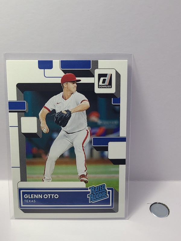 2022 Panini Donruss Baseball Glenn Otto Rated Rookie RC #51 - Texas Rangers