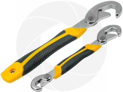 Two Pieces Multi-Function 9-32mm Universal Self Adjustable Spanner Pipe Wrenches