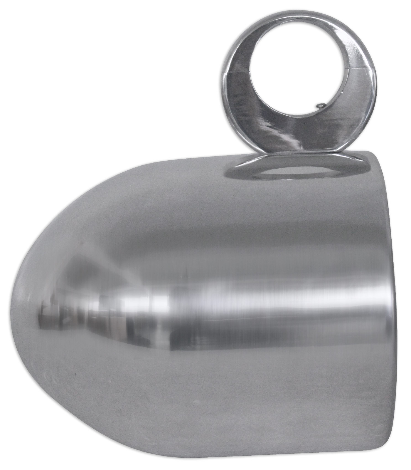 Pair Rockville 7.7" Polished Silver Aluminum Wakeboard Tower Speaker Enclosures