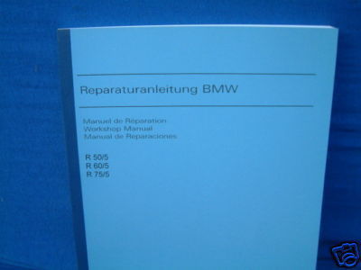 BMW workshop manual R50/5,60/5,75/5 | eBay