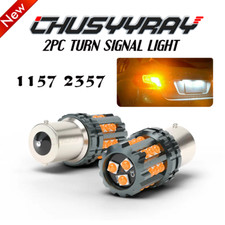Super Bright 1157 Led Amber Drl Switchback Turn Signal Parking Light Bulbs