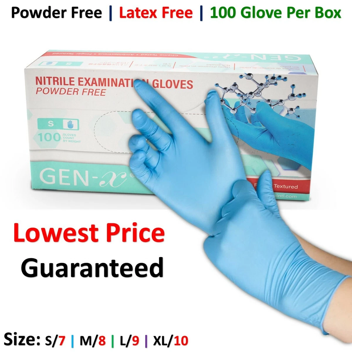 Great value sale disposable nitrile gloves