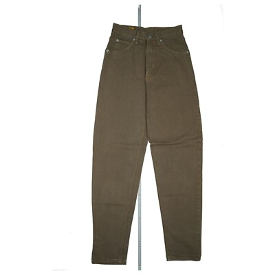 Edwin Newton Slim Womens Jeans Trousers 80s Carrot Fit Legend W26 L30 Brown NEW